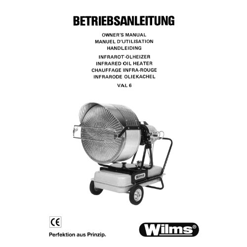 Sonstige Baumaschinen: Wilms val6 heizkanone Werkstattheizung