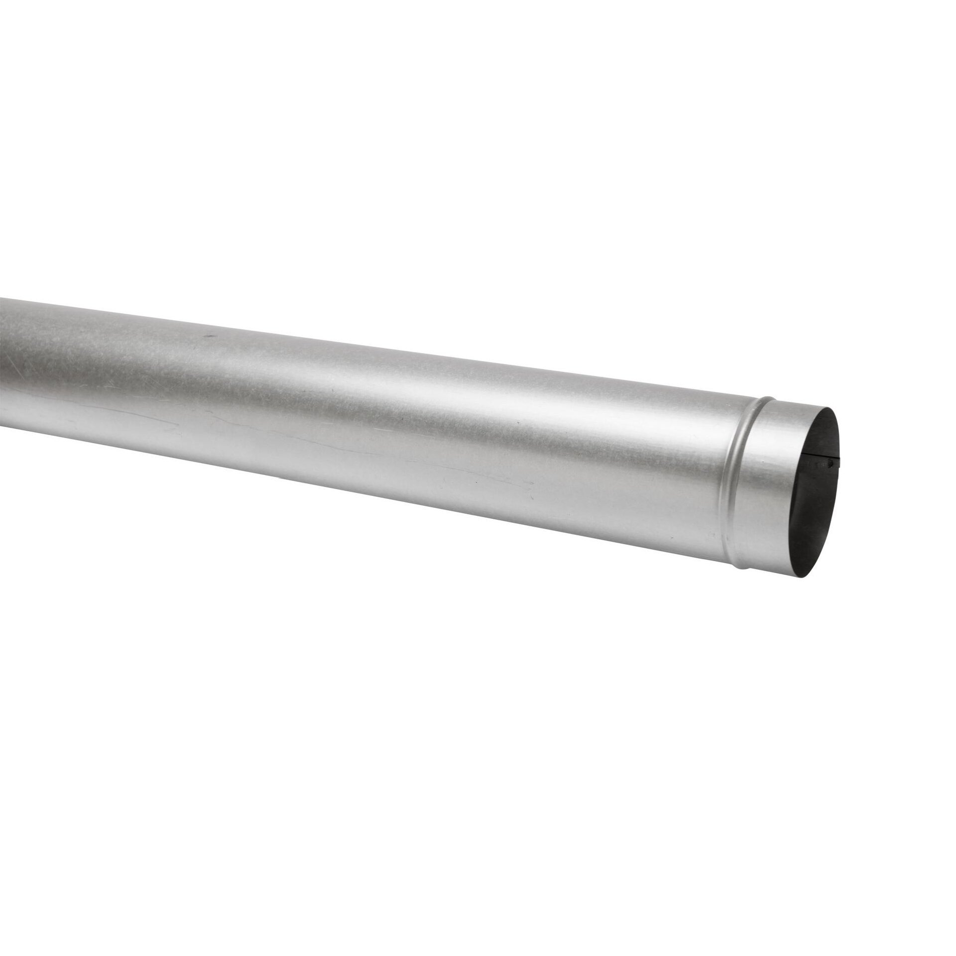 Hot-dip aluminised flue pipe - 1m - 150mm Ø sheet steel