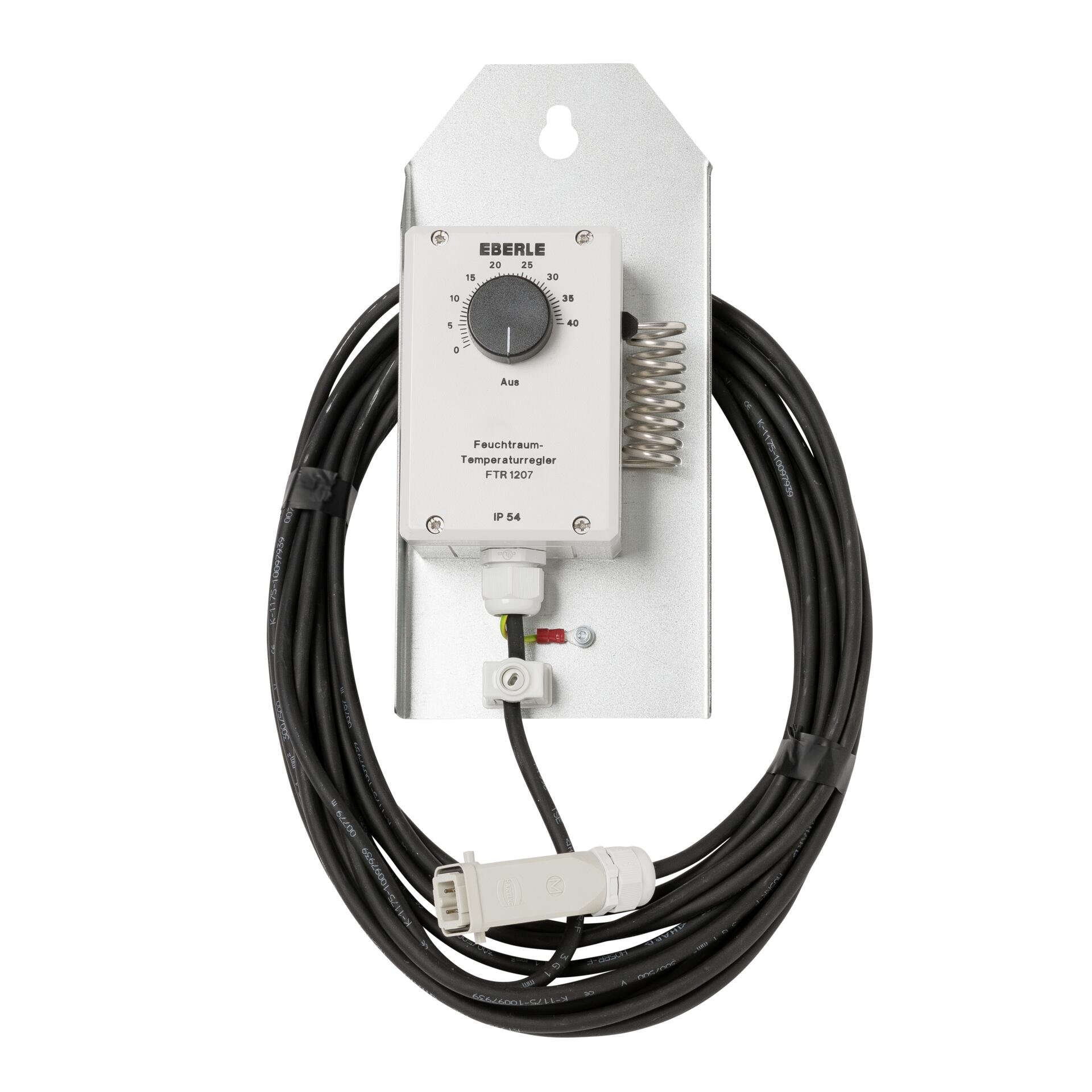 Feuchtraumthermostat für Automatik Gasheizer mit 10 m Kabel und Spezialstecker